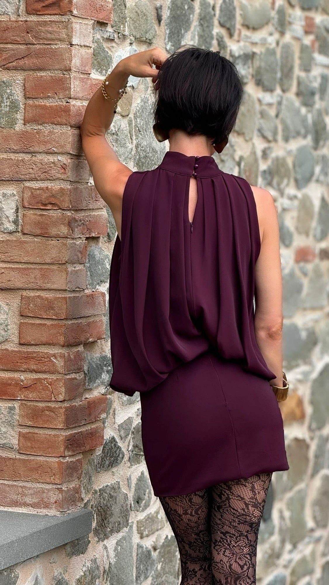 Dress Evita ZM burgundy