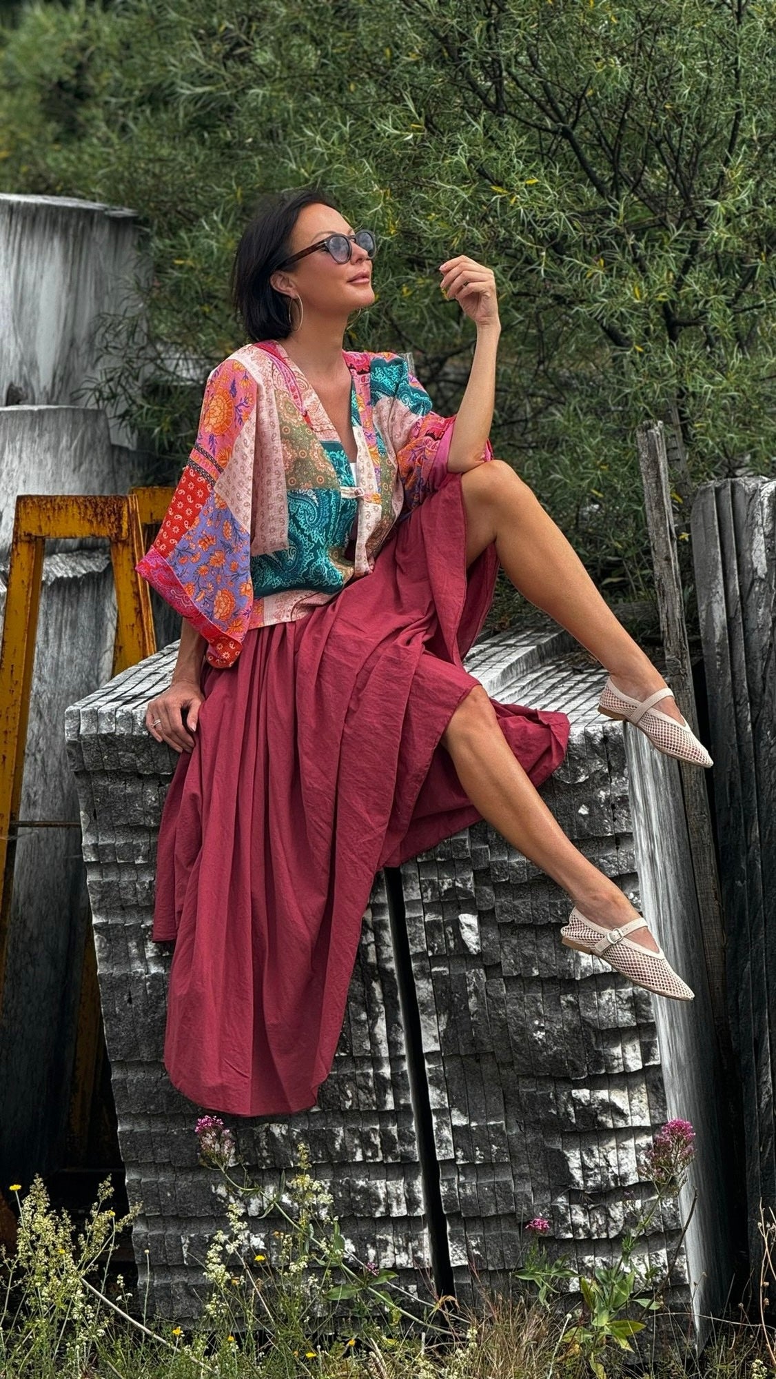 Skirt Amauri berry