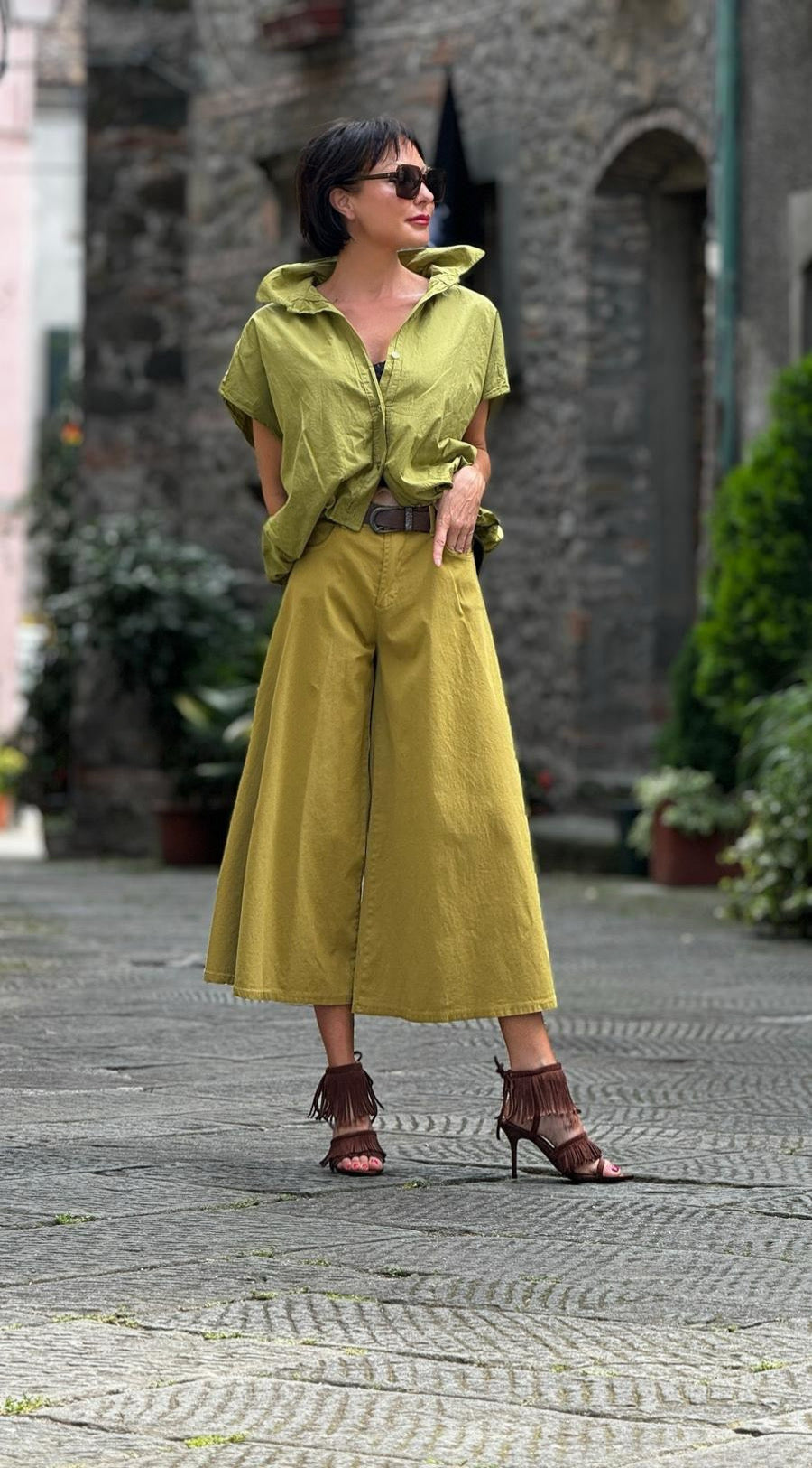 Blouse Poppy poison green