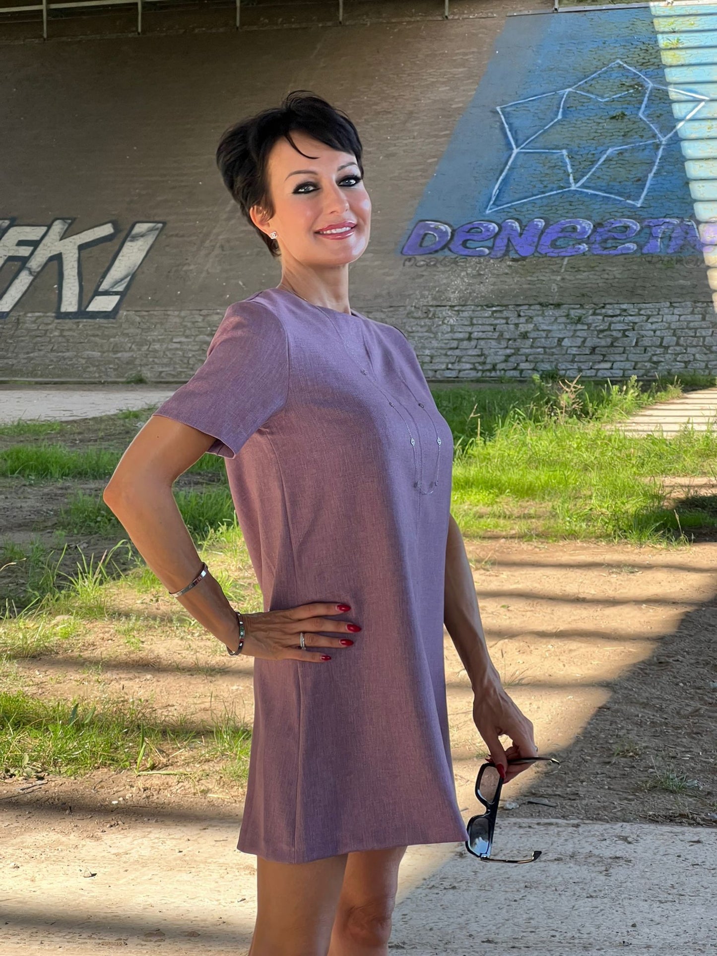 Dress shorts lilac