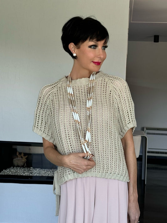 Tee Styliz fishnet