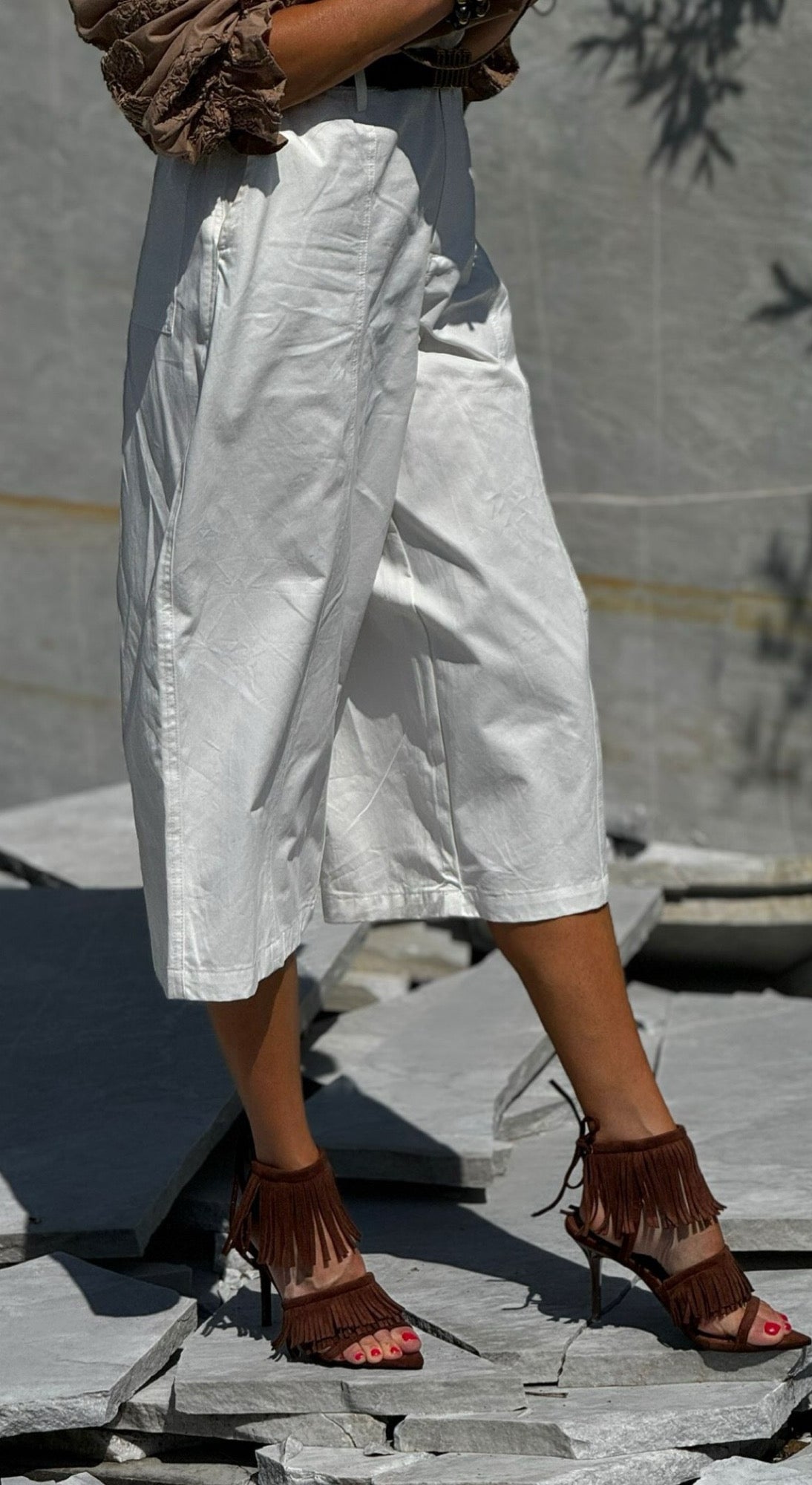 Pants capri white