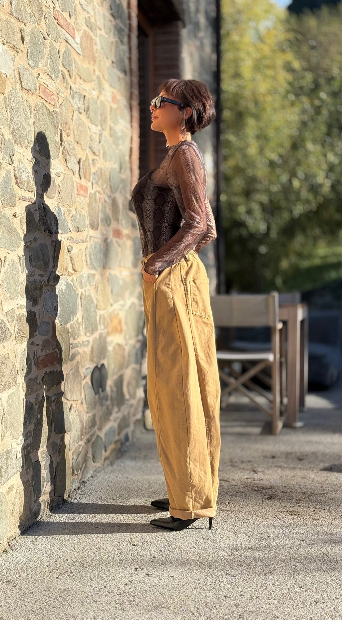 Pants Celia camel