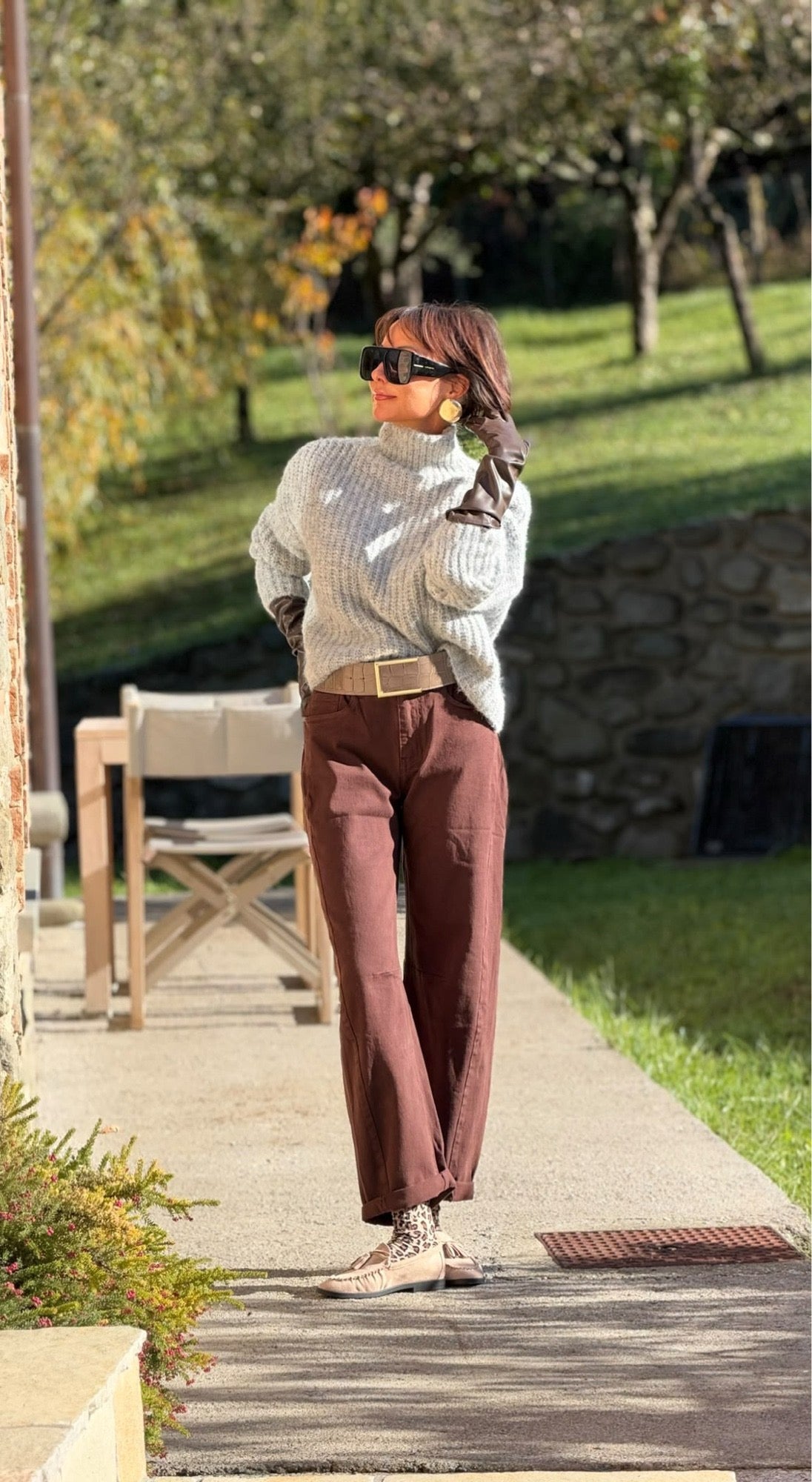 Pants Odette choco