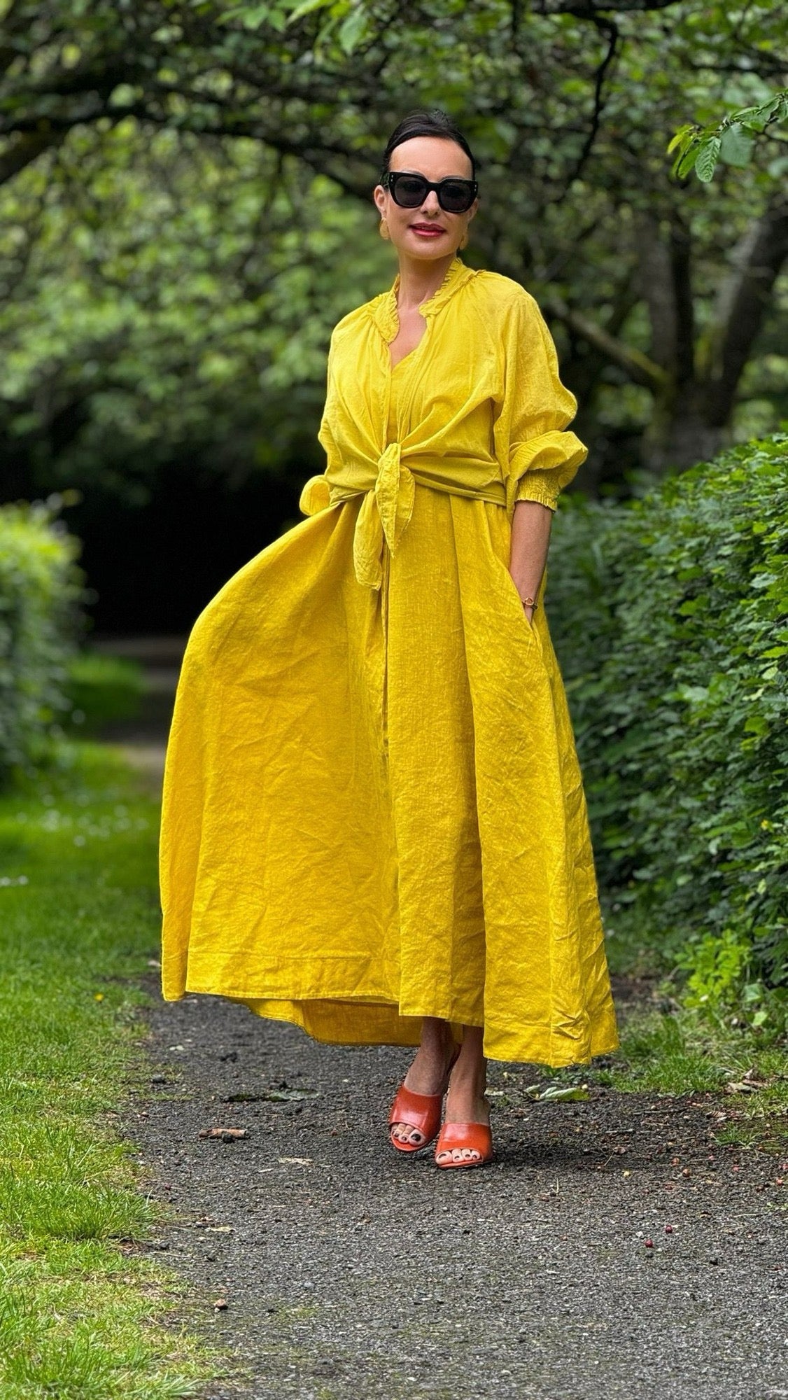 Blouse cuba yellow lightfiber