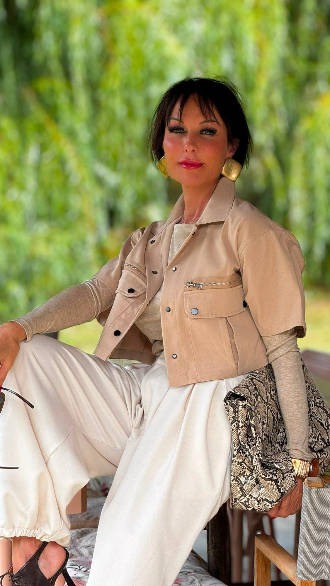 Jacket Evita camel