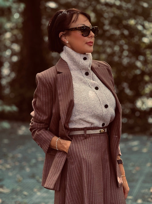 Pull Ella taupe