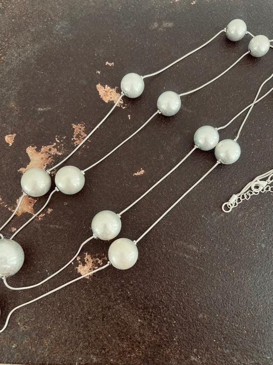 Chain Atom silver