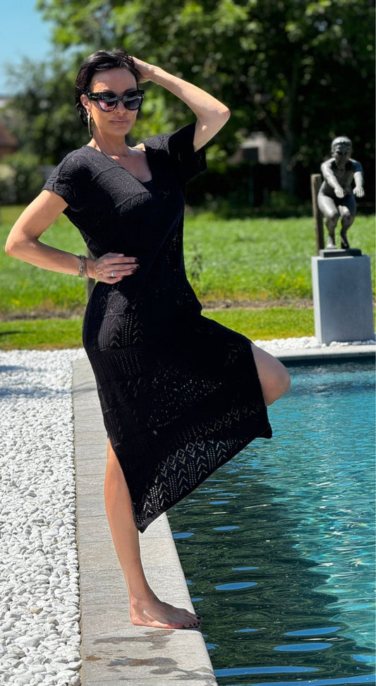 Dress beach long black