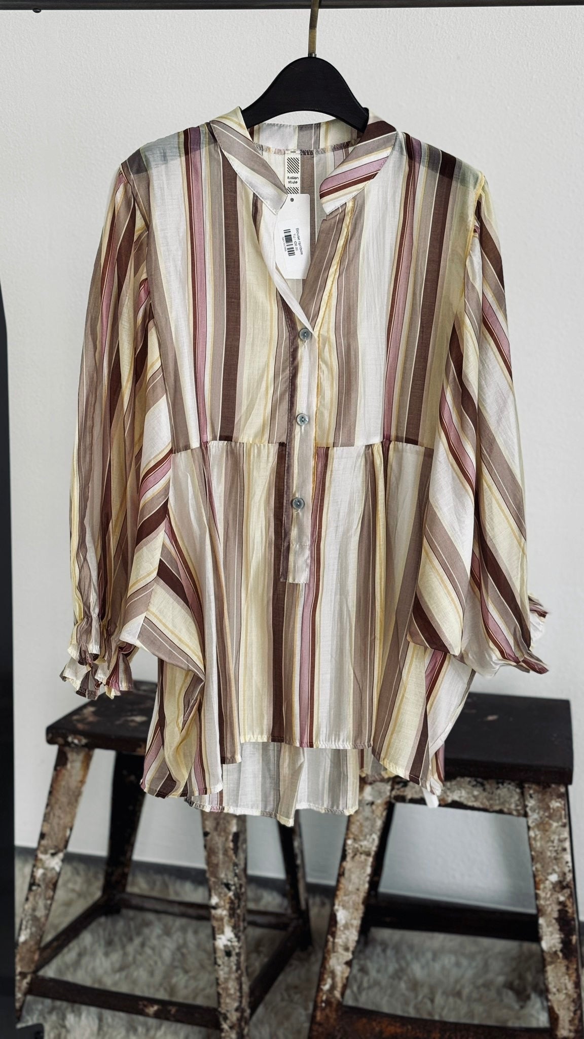 Blouse arc-en-ciel
