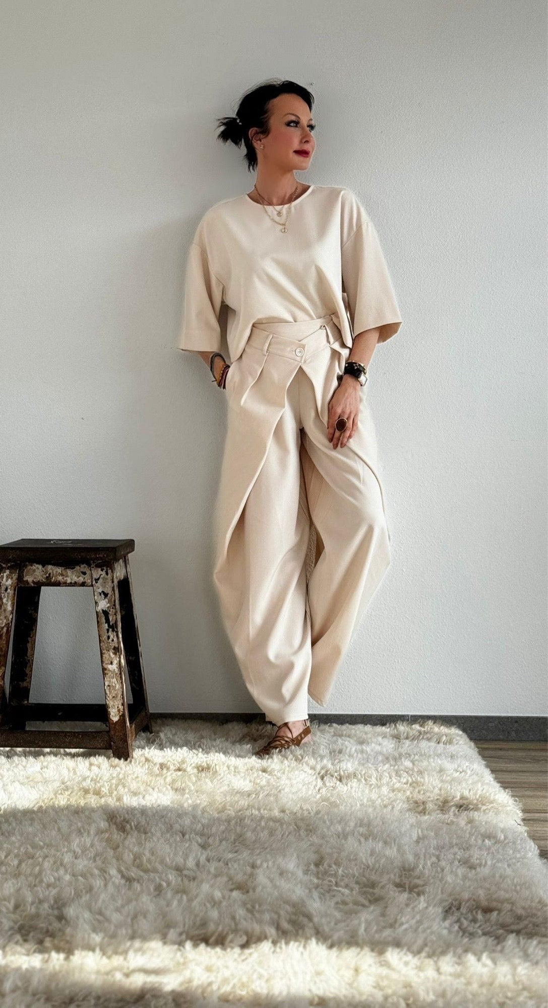 Pantalon Delphine nue