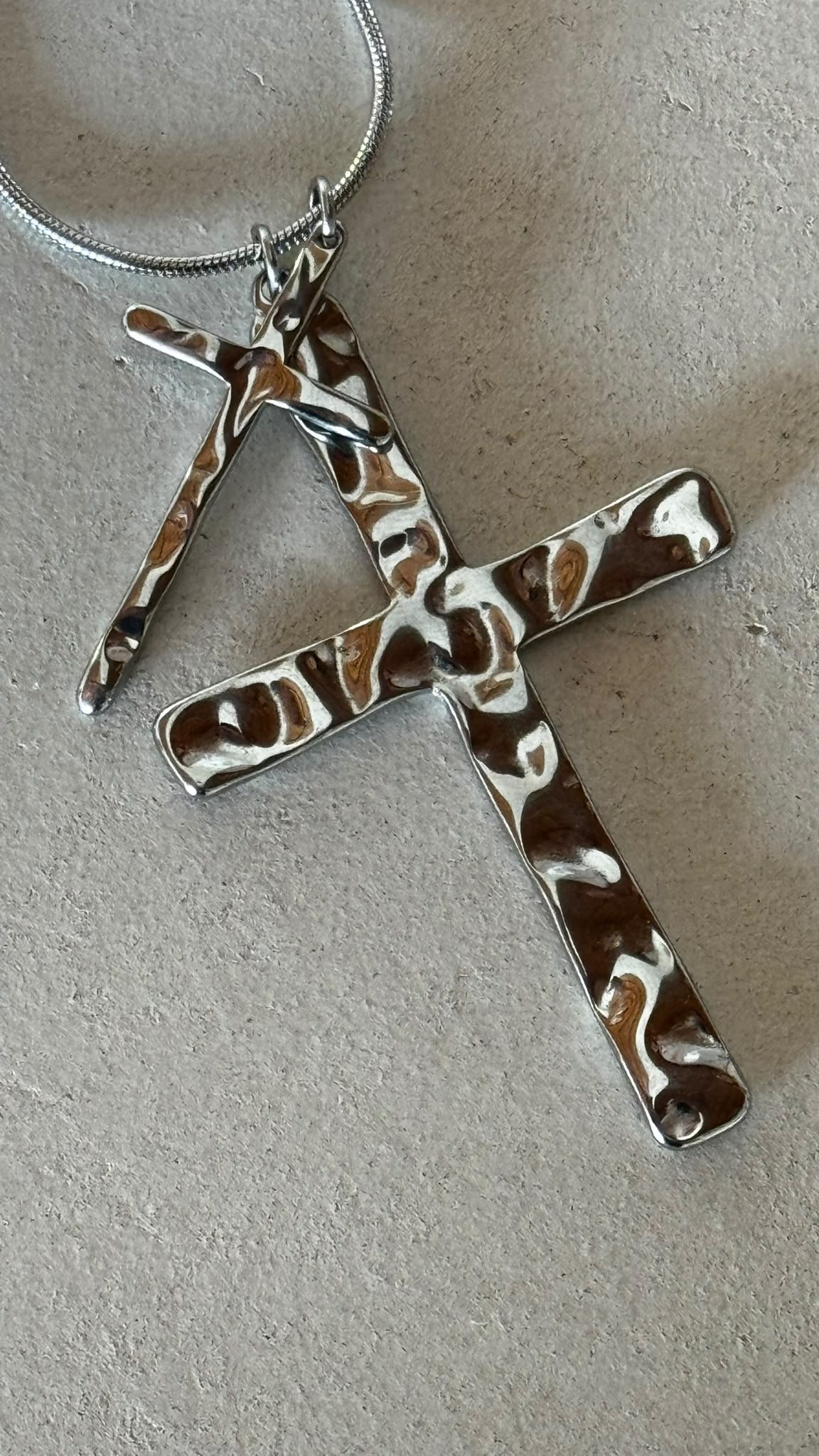 Chain Crucifix silver