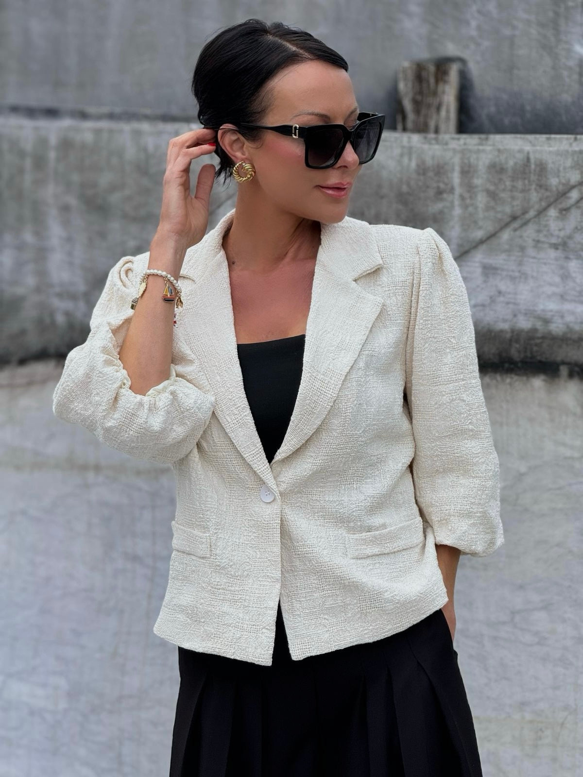 Blazer Clarice cream