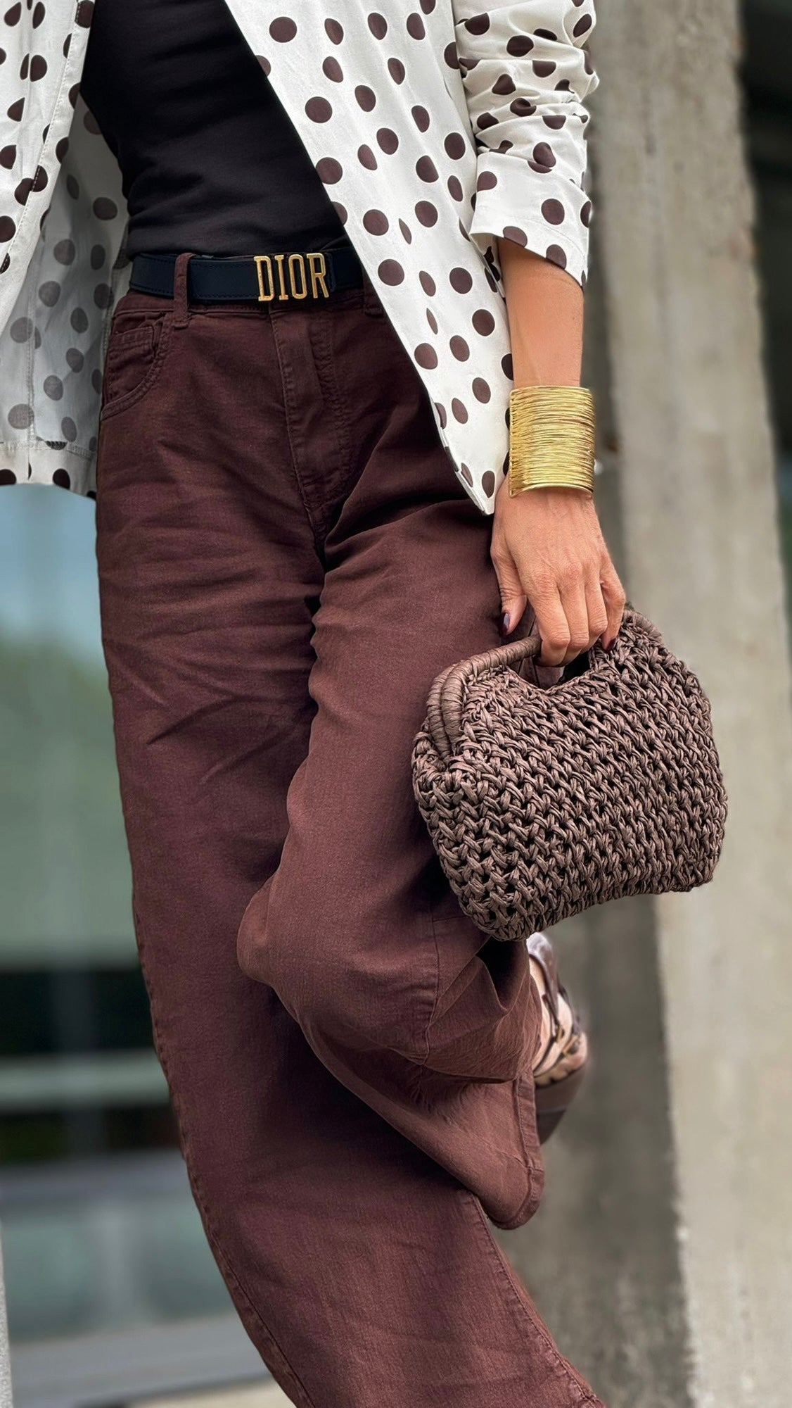 Bag clutch rotan