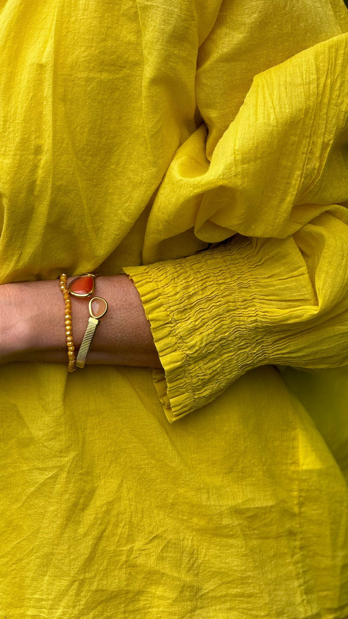 Blouse cuba yellow lightfiber