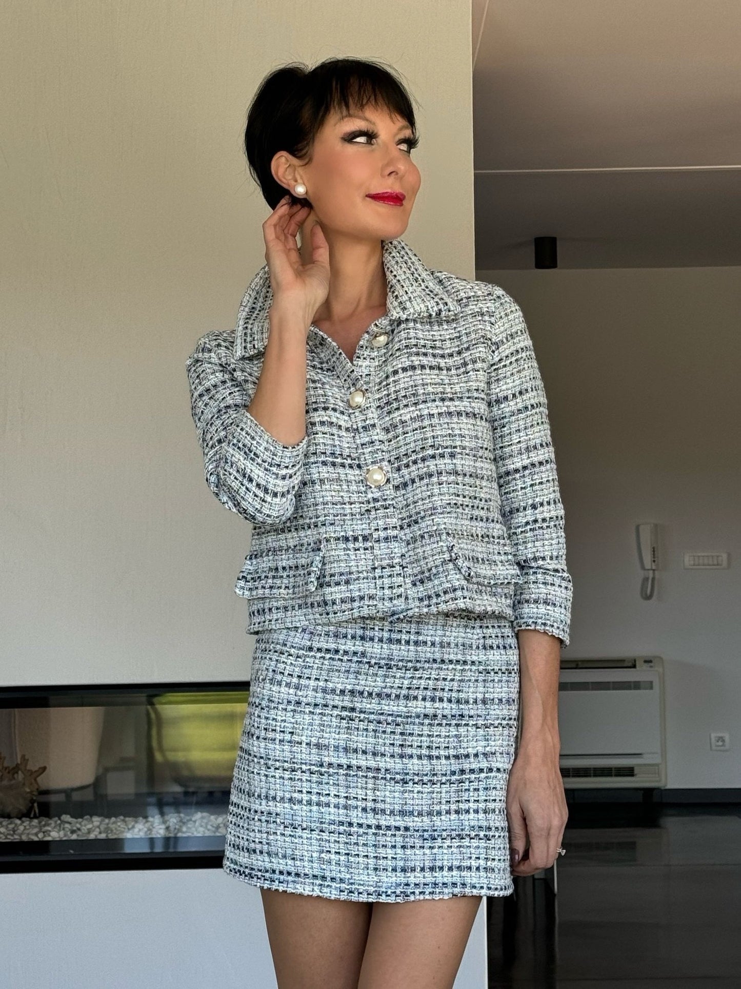 Skirt Styliz tweed