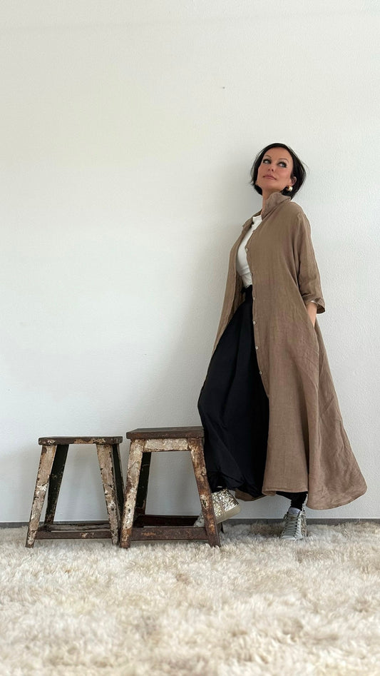 Dress/ blouse Ina camel