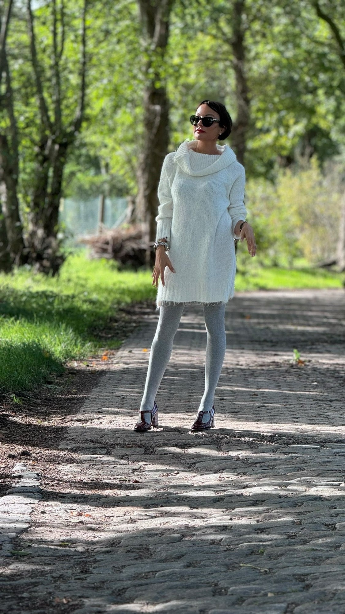Dress pull Carlotta cream