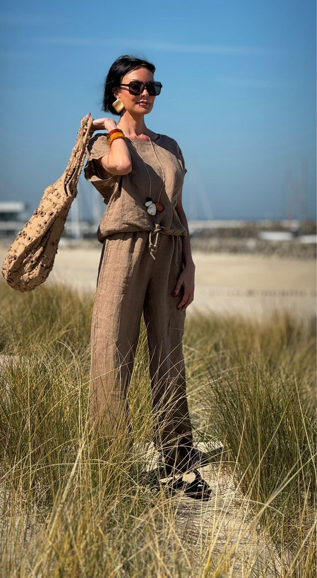 Blouse Ina Corda camel