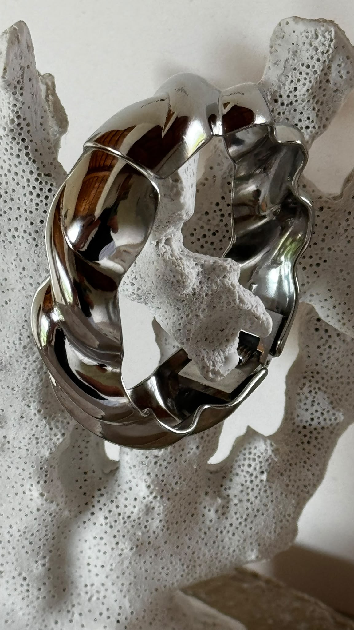 Bracelet Lucca swirl silver