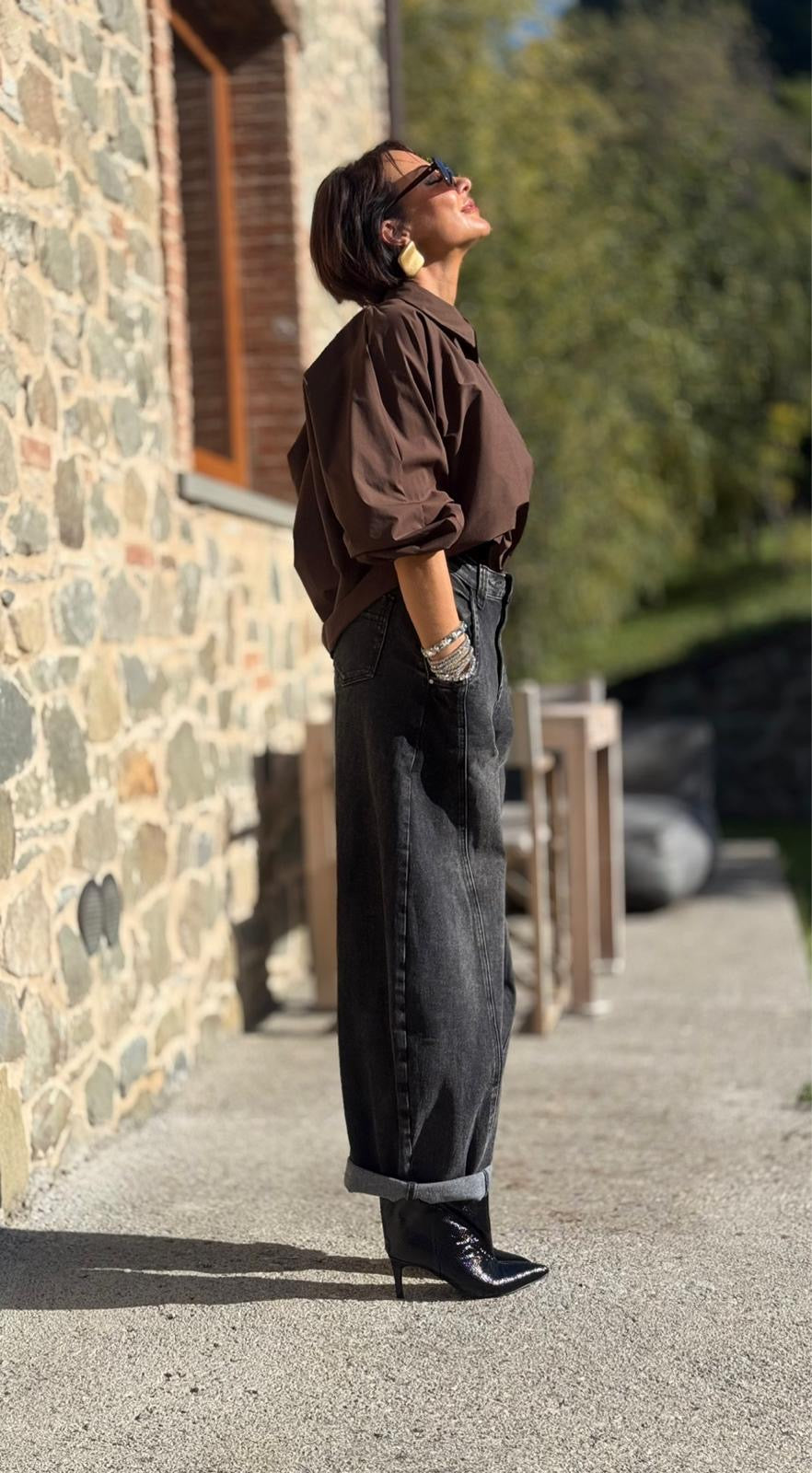 Blouse Vero col chocolat