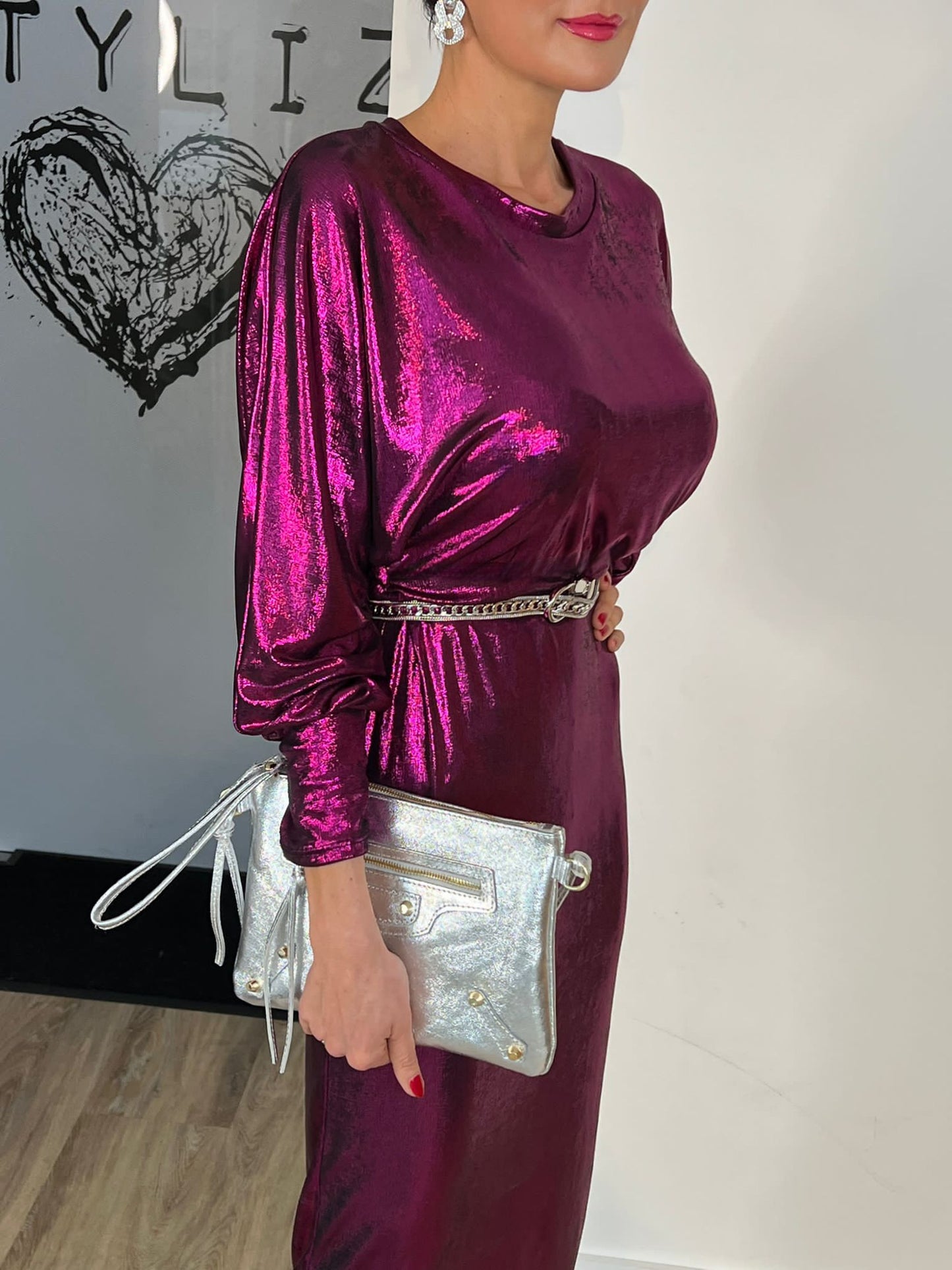 Dress Meredith fuchsia