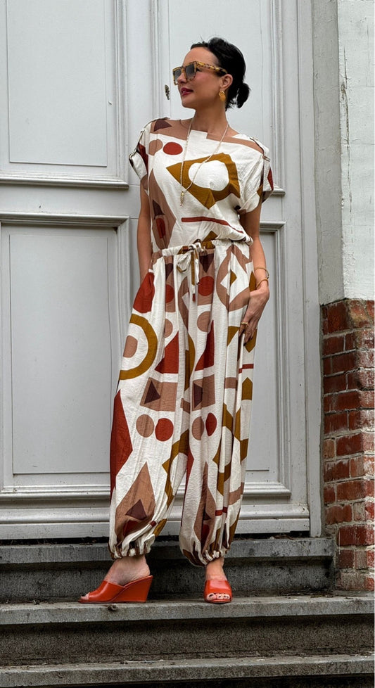 Pants cuba printed