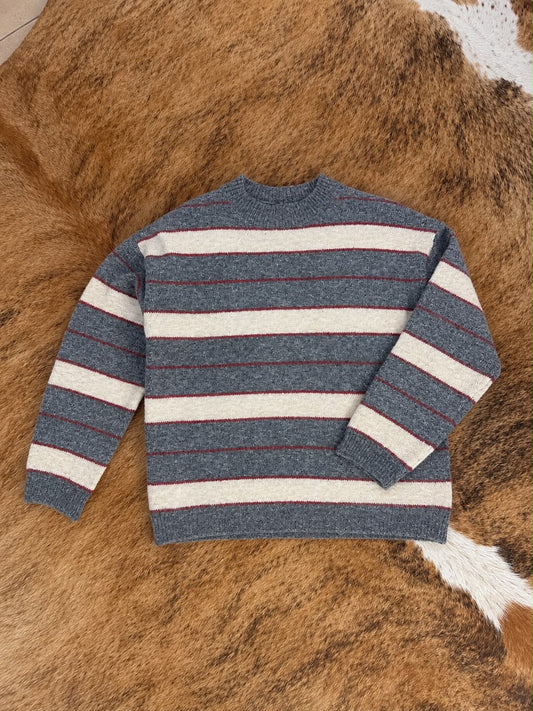 Pull Isola striped grey