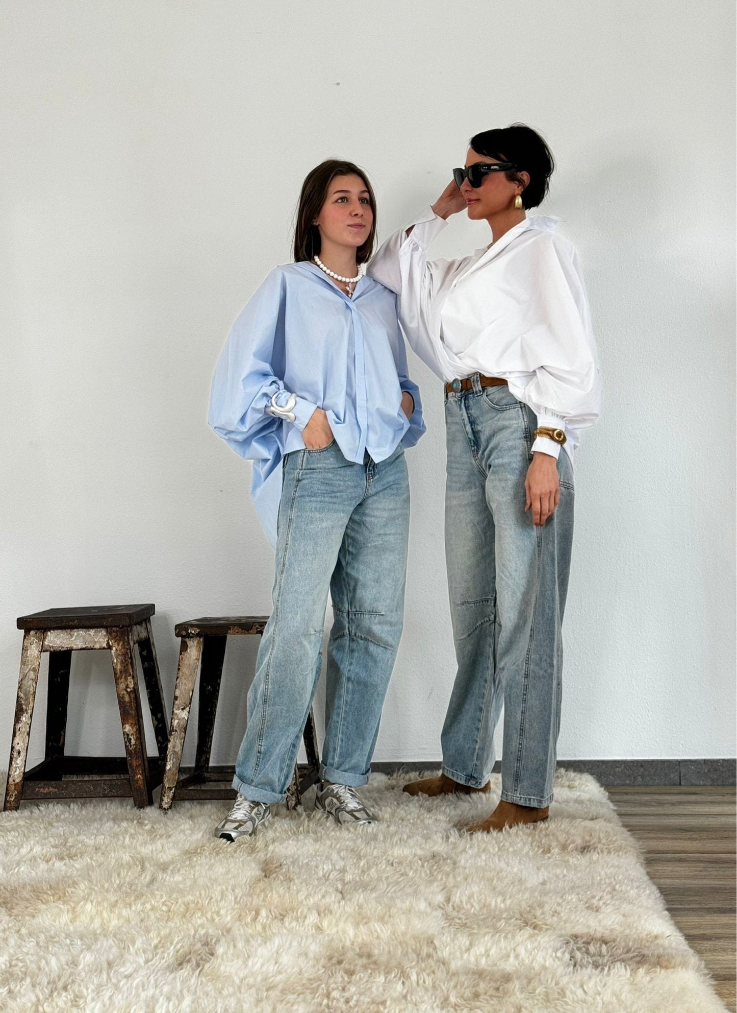 Blouse Lola cruz blue