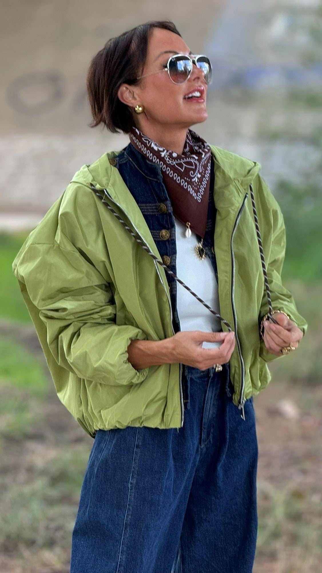 Jacket Cara green