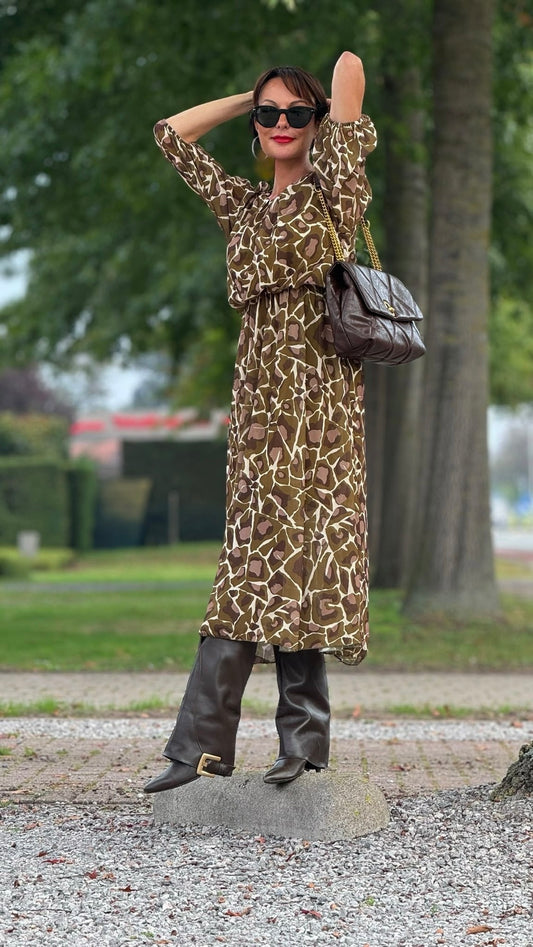 Dress leo verde