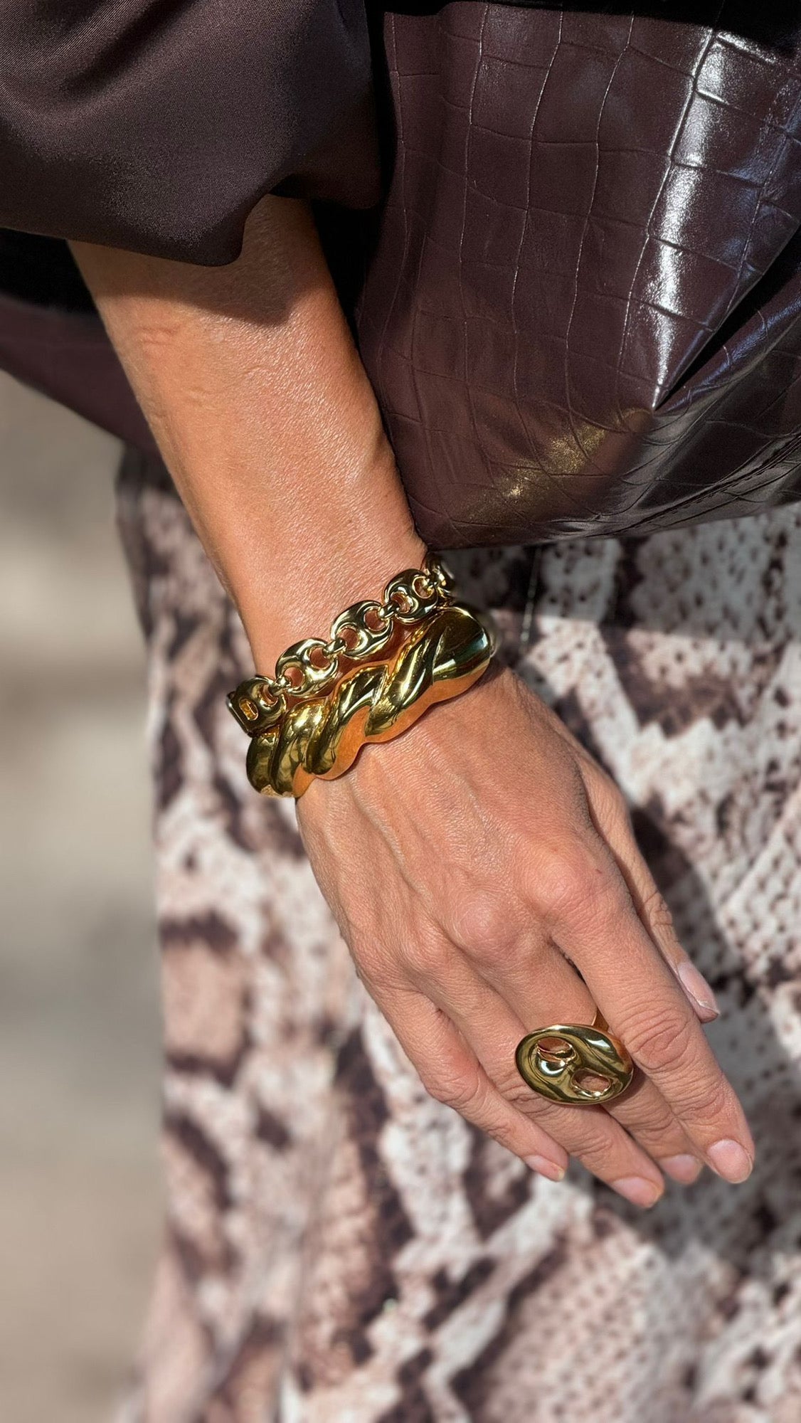 Bracelet Leona gold thin