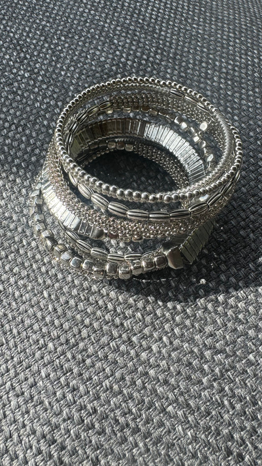 Bracelet spiral silver