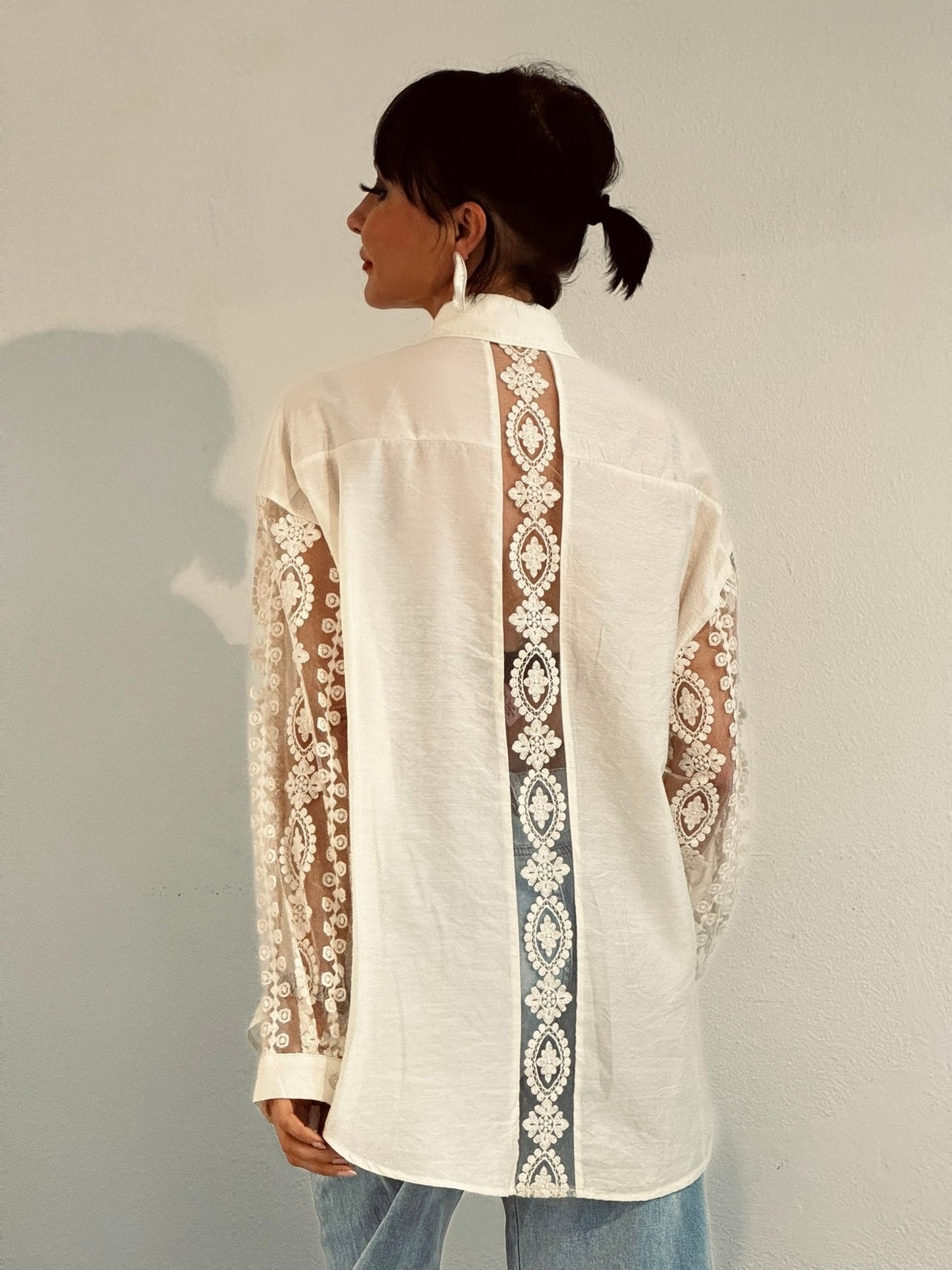 Blouse Suzy lace back