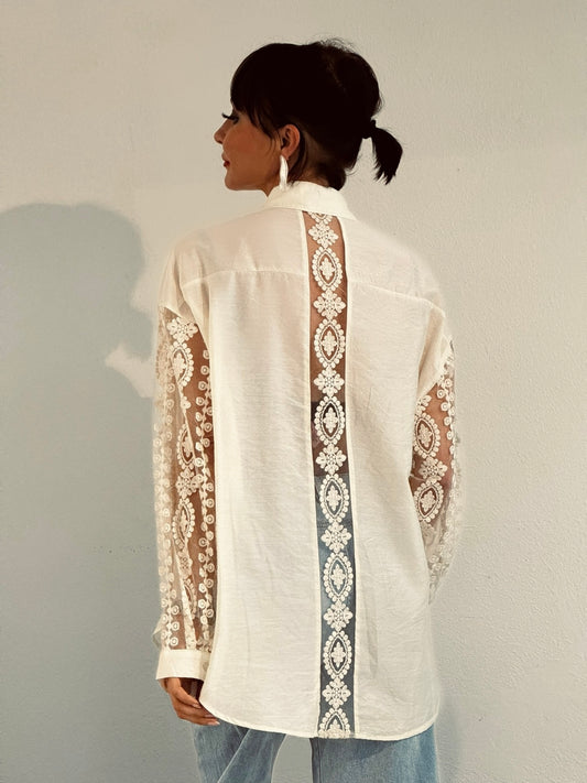 Blouse Suzy lace back