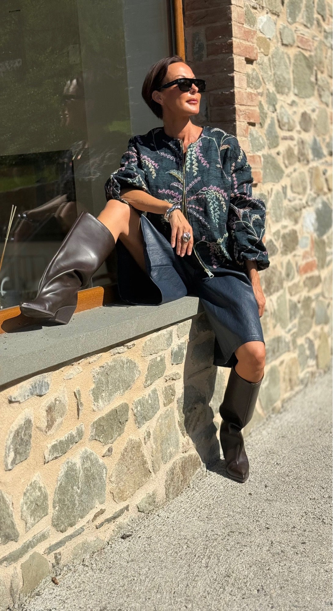 Bomber bari printed