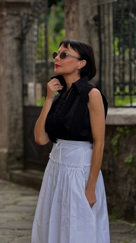 Blouse Rubi uni black