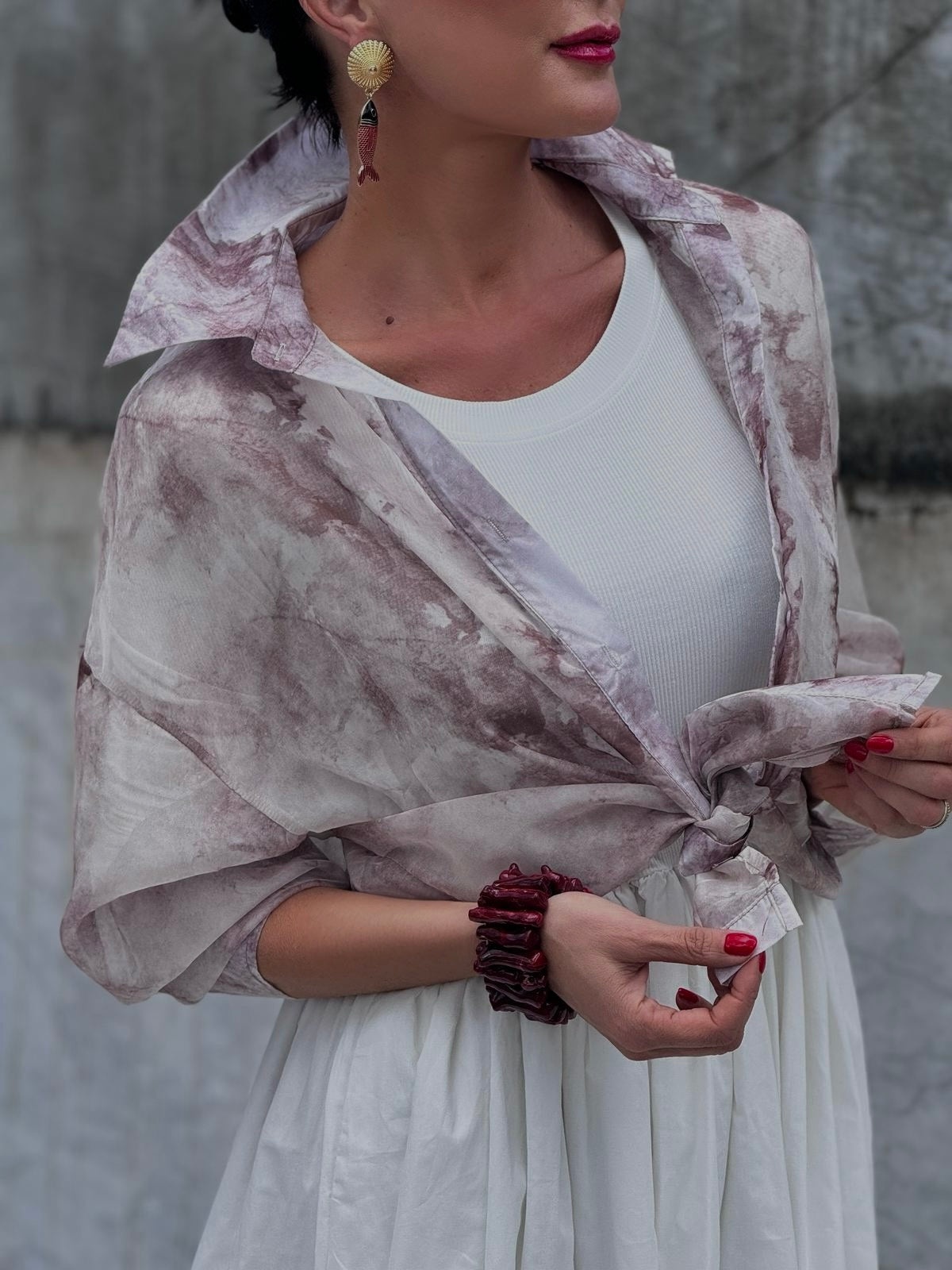 Blouse Paola old pink