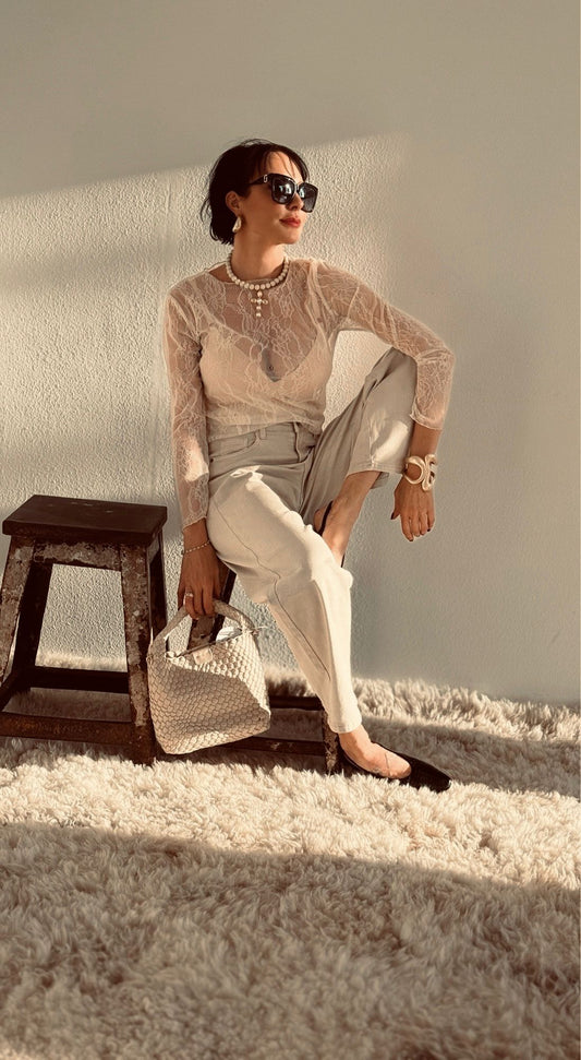 Top Blossom lace cream