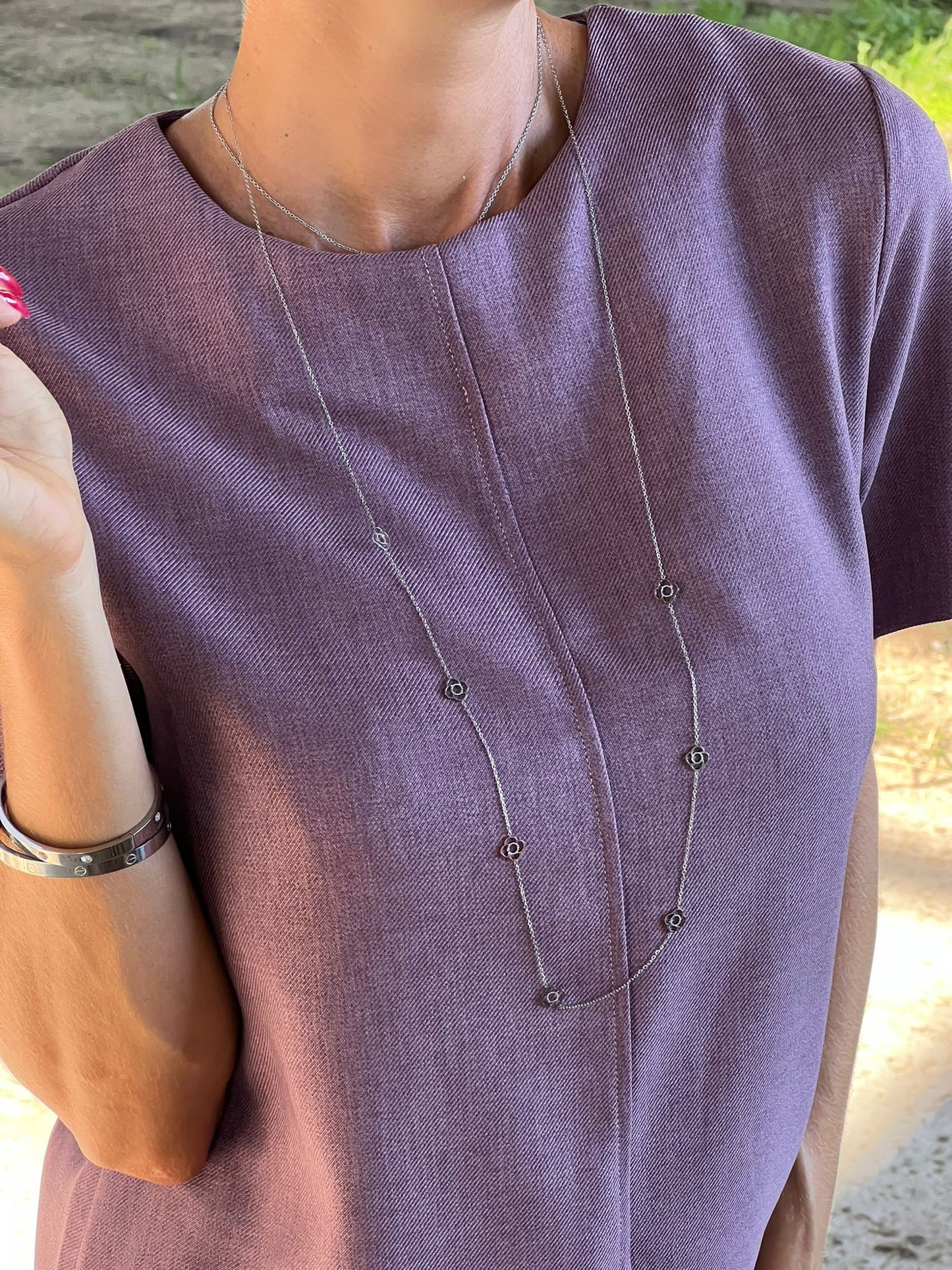 Dress shorts lilac