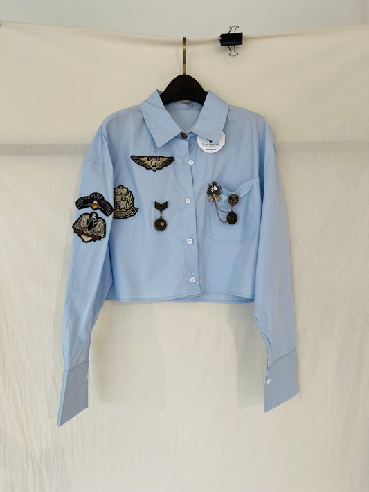 Blouse Airborn short light blue
