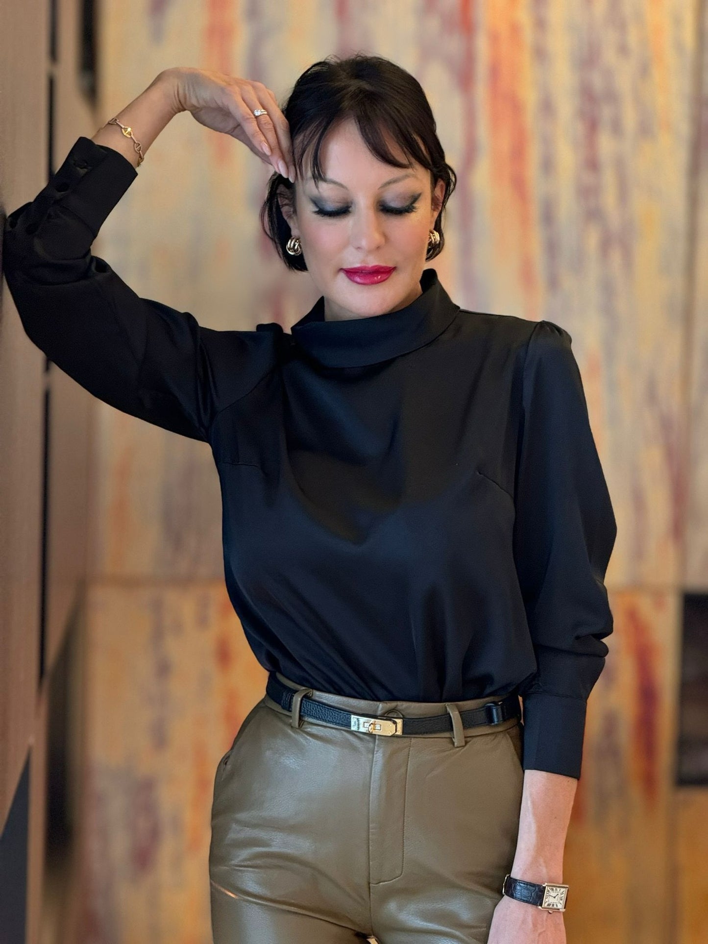 Blouse Giulia uni satin