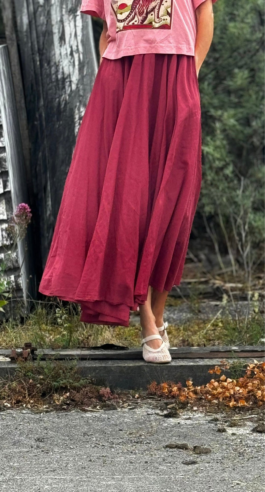Skirt Amauri berry