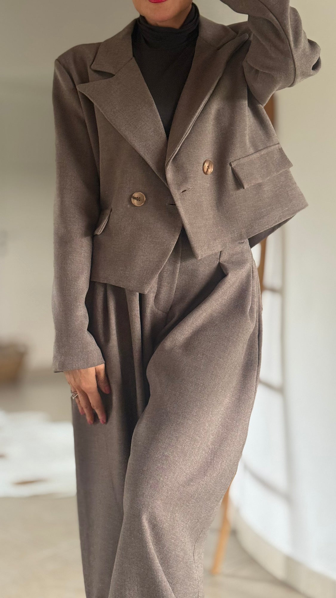 Blazer Zita taupe