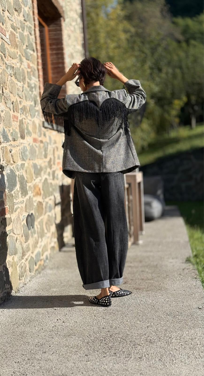 Blazer Celia fringes