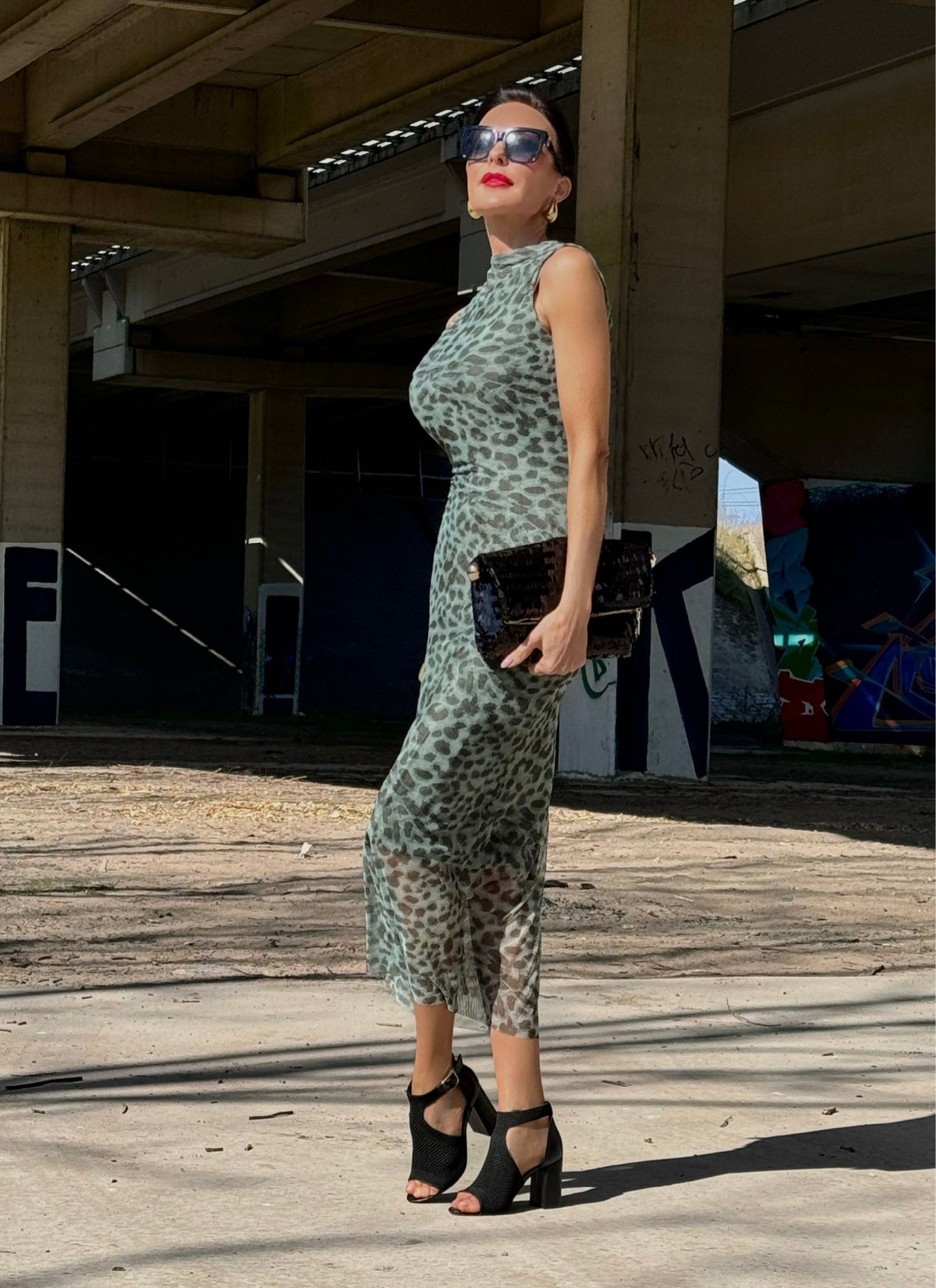 Dress leo verde