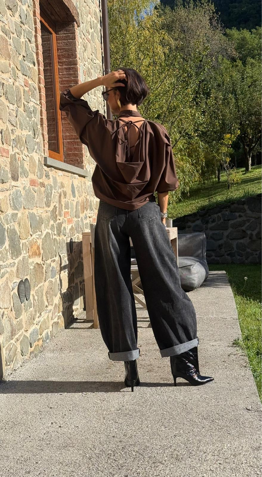 Blouse Vero col chocolat