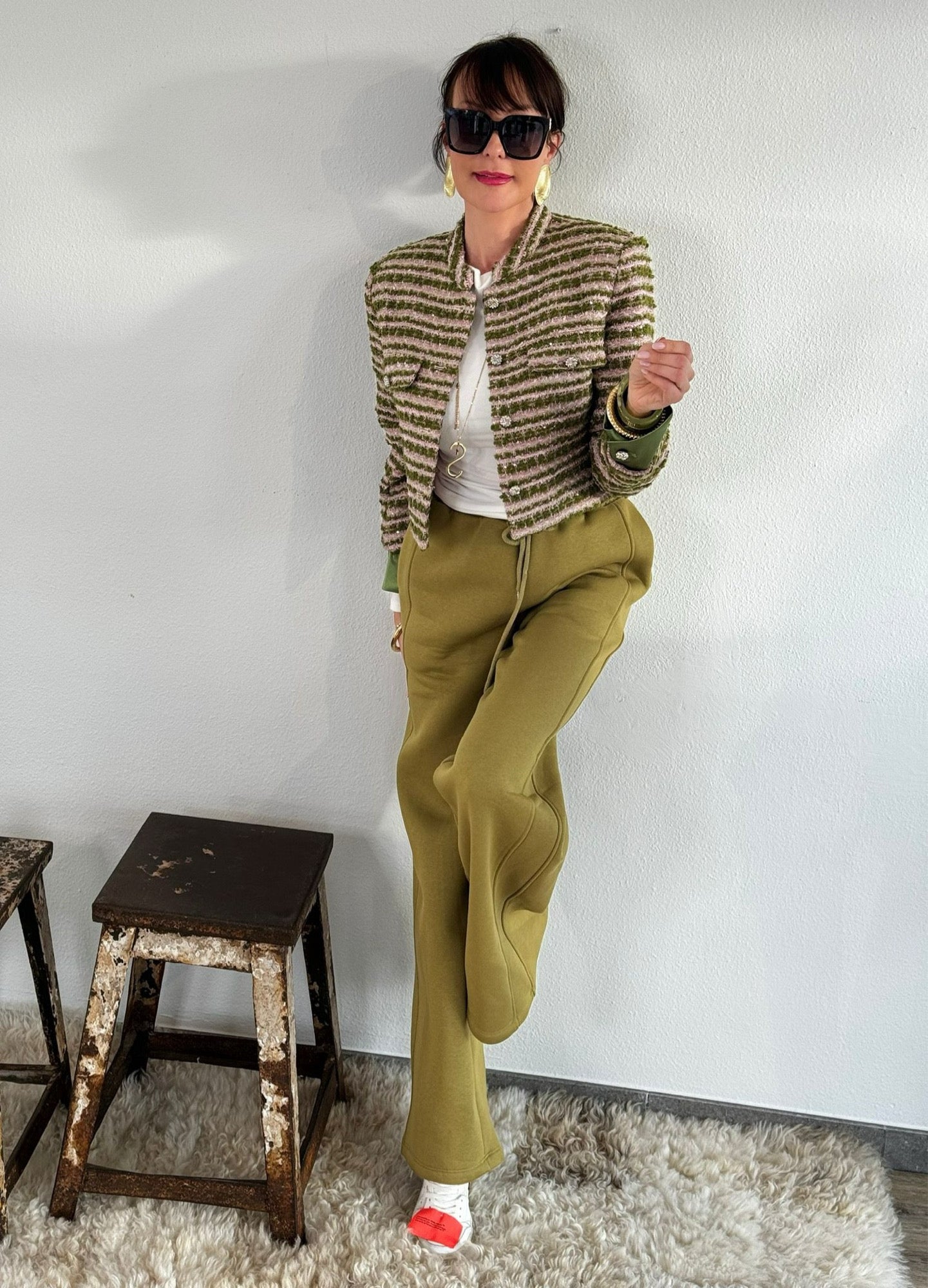 Pants Winona track verde