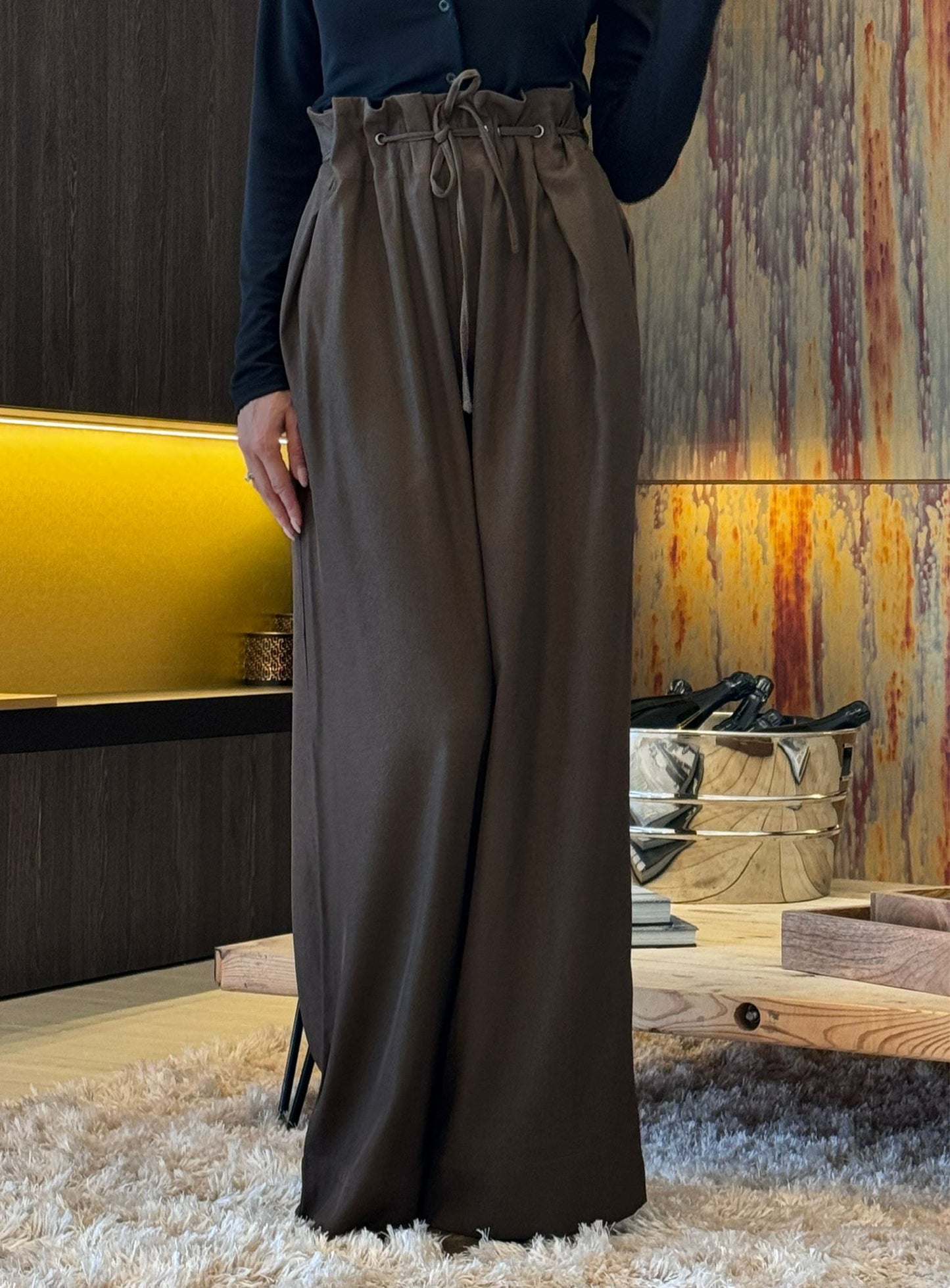 Pants Giulia mid brown