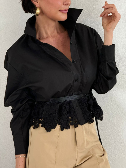 Blouse Gayle cotton black